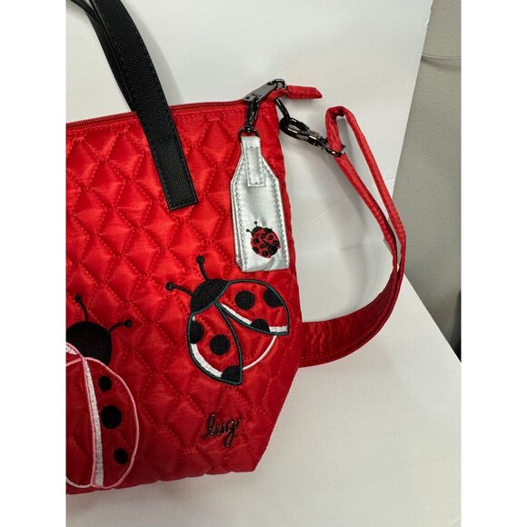 LUG Sprinkler Crossbody NWT- Ladybug Red - zipper pull included - Picture 2 of 4